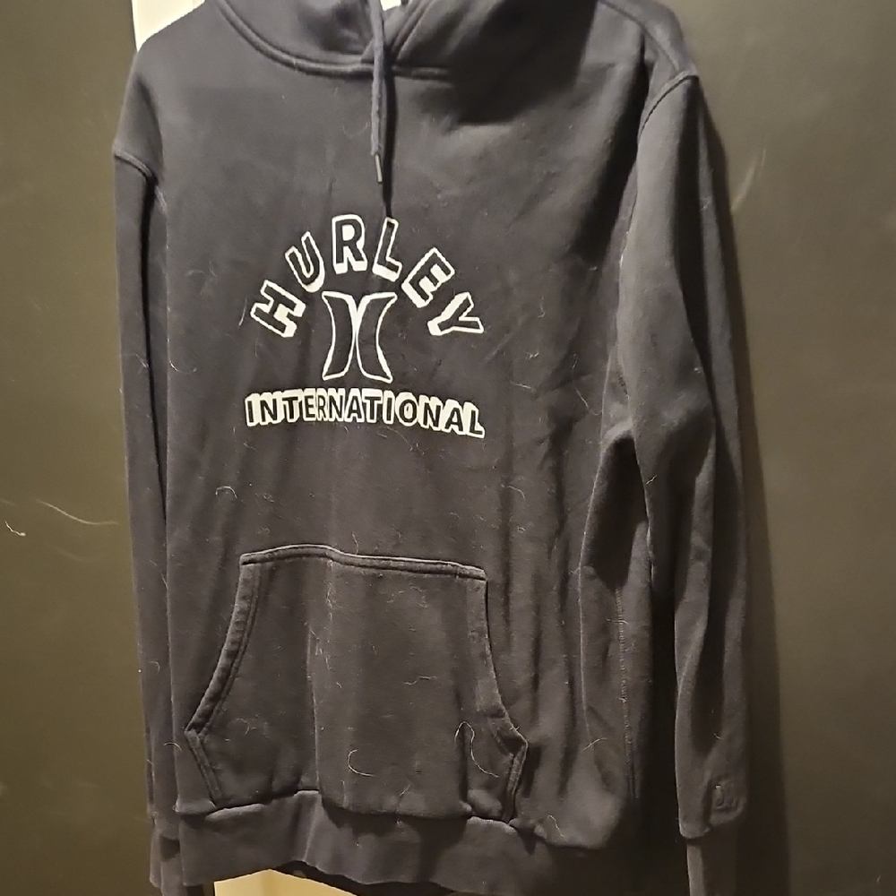 Hurley Men's Dark Hoodie with Logo